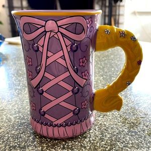 Authentic Disney park Rapunzel Tangled mug rare discontinued souvenir
